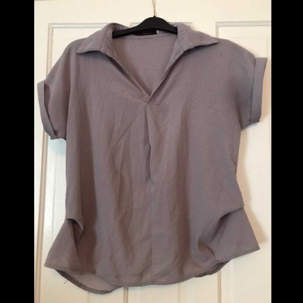 Vintage Grey blouse
